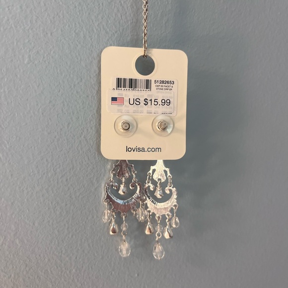 Silver dangle earrings - Picture 4 of 4